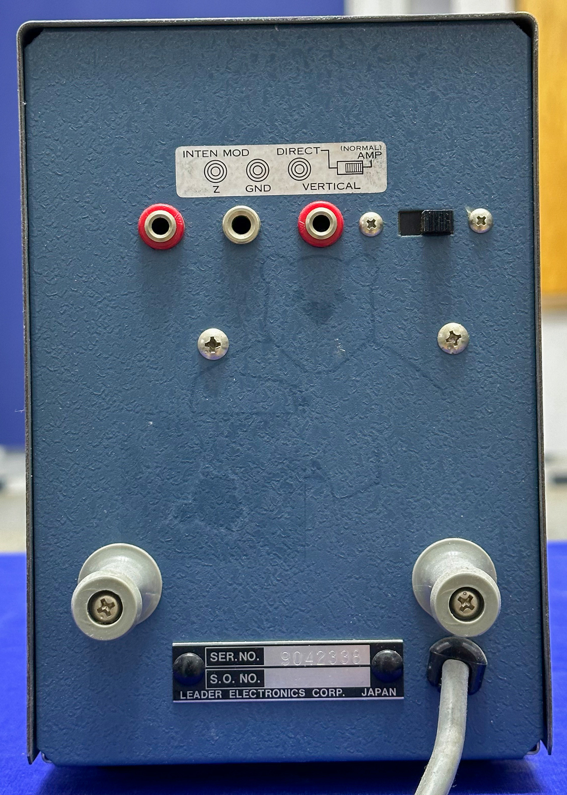Kosmos Elektronik Oszilloskop mit Funktionsgenerator Bausatz, Oszilloskop, Rückansicht